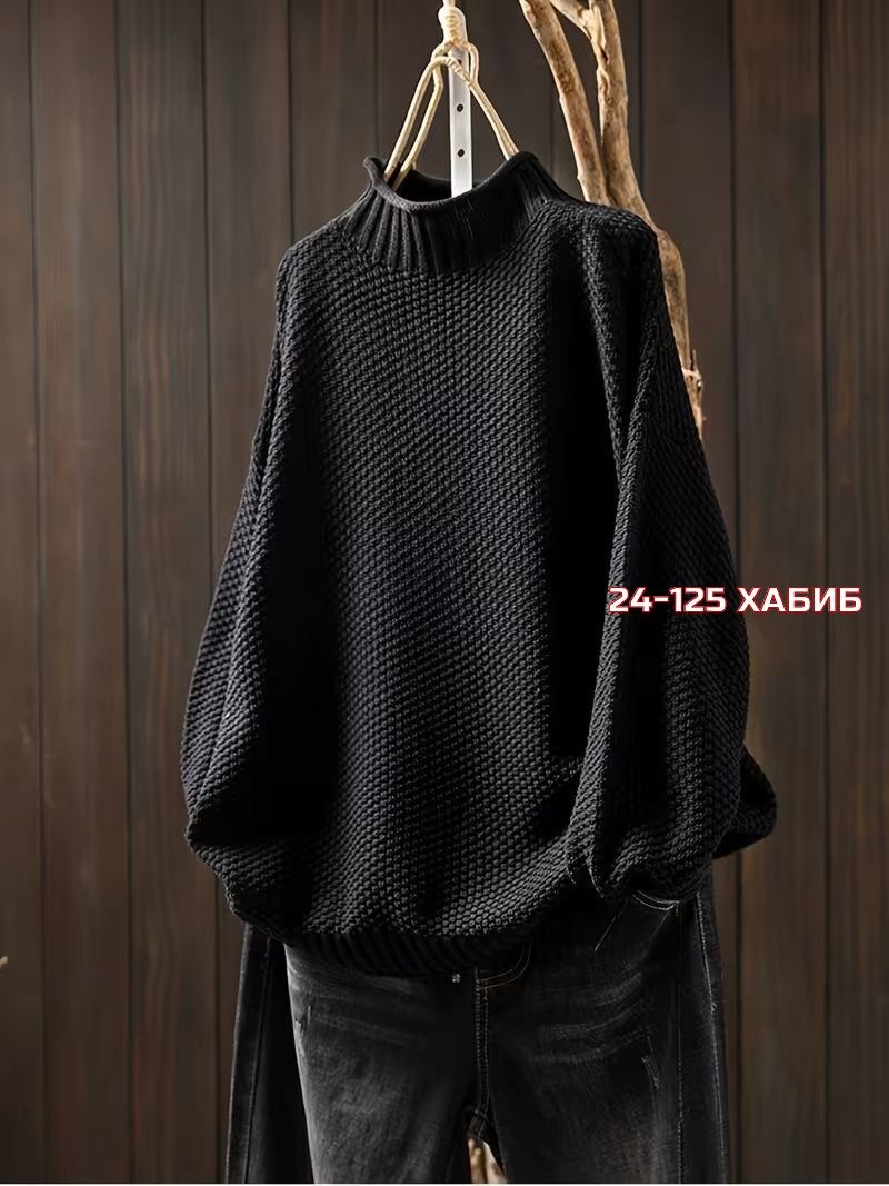 свитер с воротником,свитер с горлом кофта теплая оверсайз andreano,женские свитера,свитер оверсайз женский,свитер