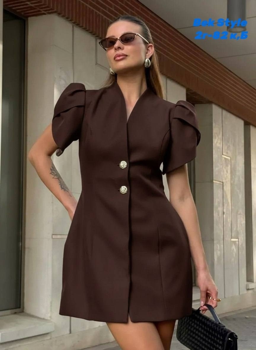платье пиджак,платье пиджак арт.4818525,женское платье пиджак,офисное платье с пуговицами,платье пиджак вечернее
