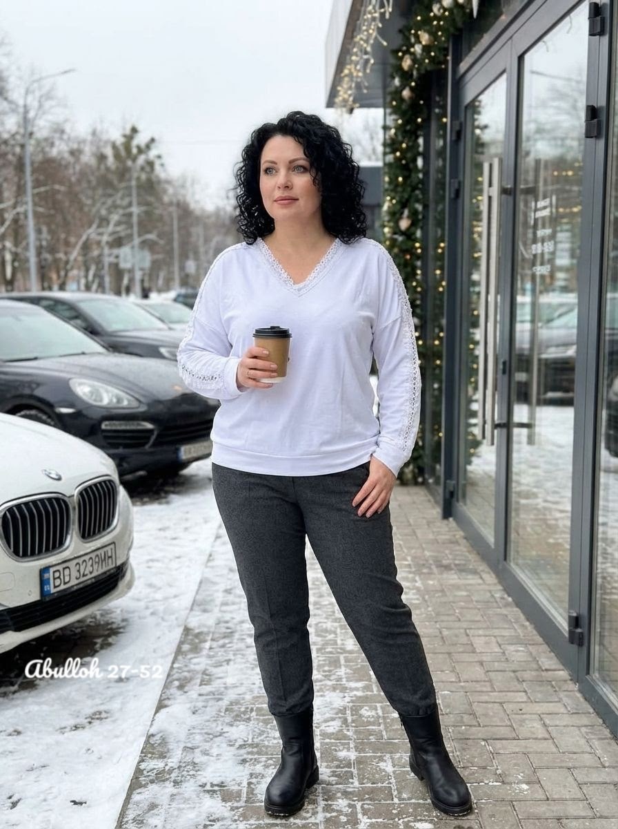 джемпер женский wisell размер 52 цвет белый,джемпер женский wisell размер 54 цвет белый,джемпер,брюки трикотажные,женская кофта