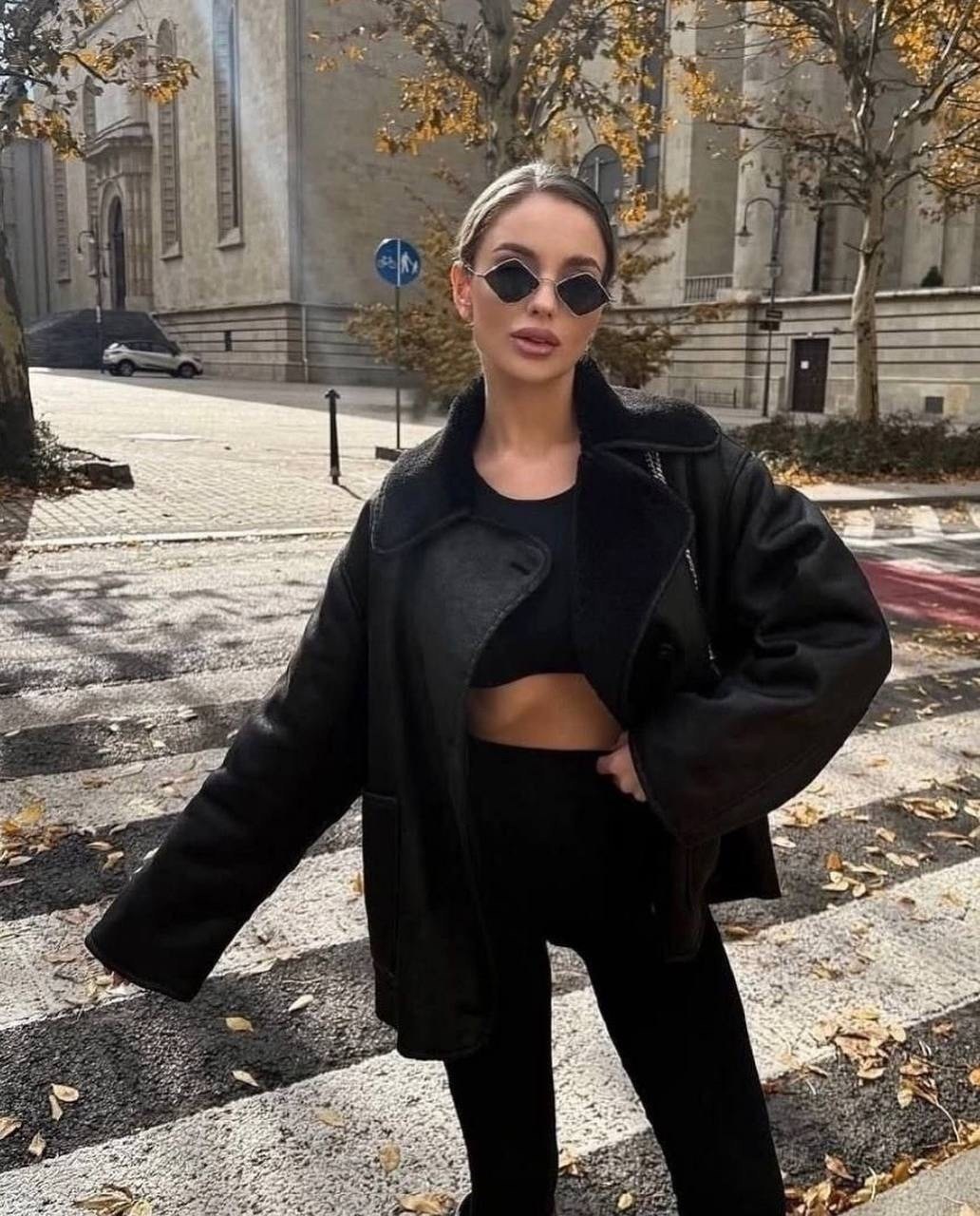 дубленка оверсайз,дублёнка,дубленка женская,стильная дубленка женская,дубленка зимняя