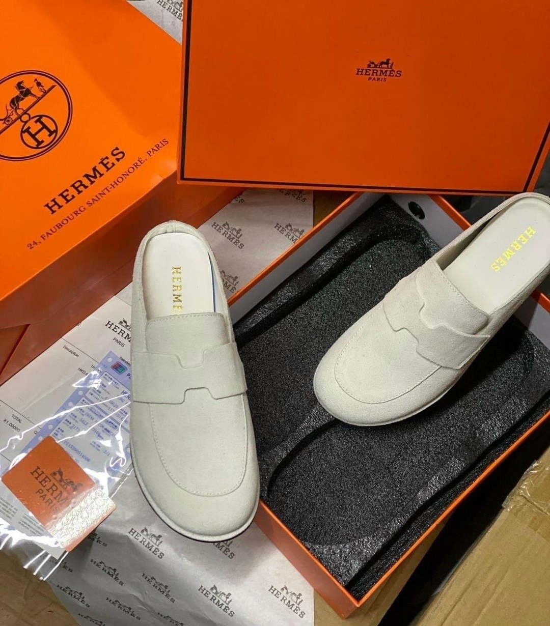 ,женские шлепки hermes,женские тапочки hermes,лоферы эрмес женские,эрмес туфли