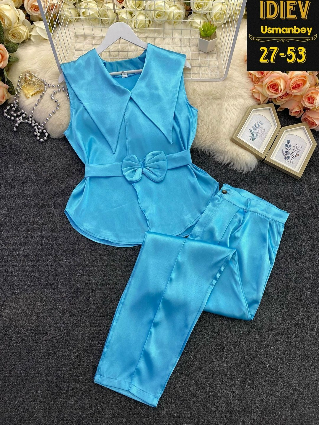 костюм двойка,женский костюм черный,атласный брючный костюм женский,костюм брючный классический,костюм двойка атлас