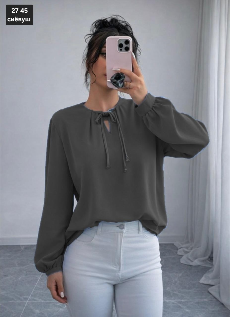 повседневная блуза,женская блузка,блузка,шифоновая блузка,блузка на завязке