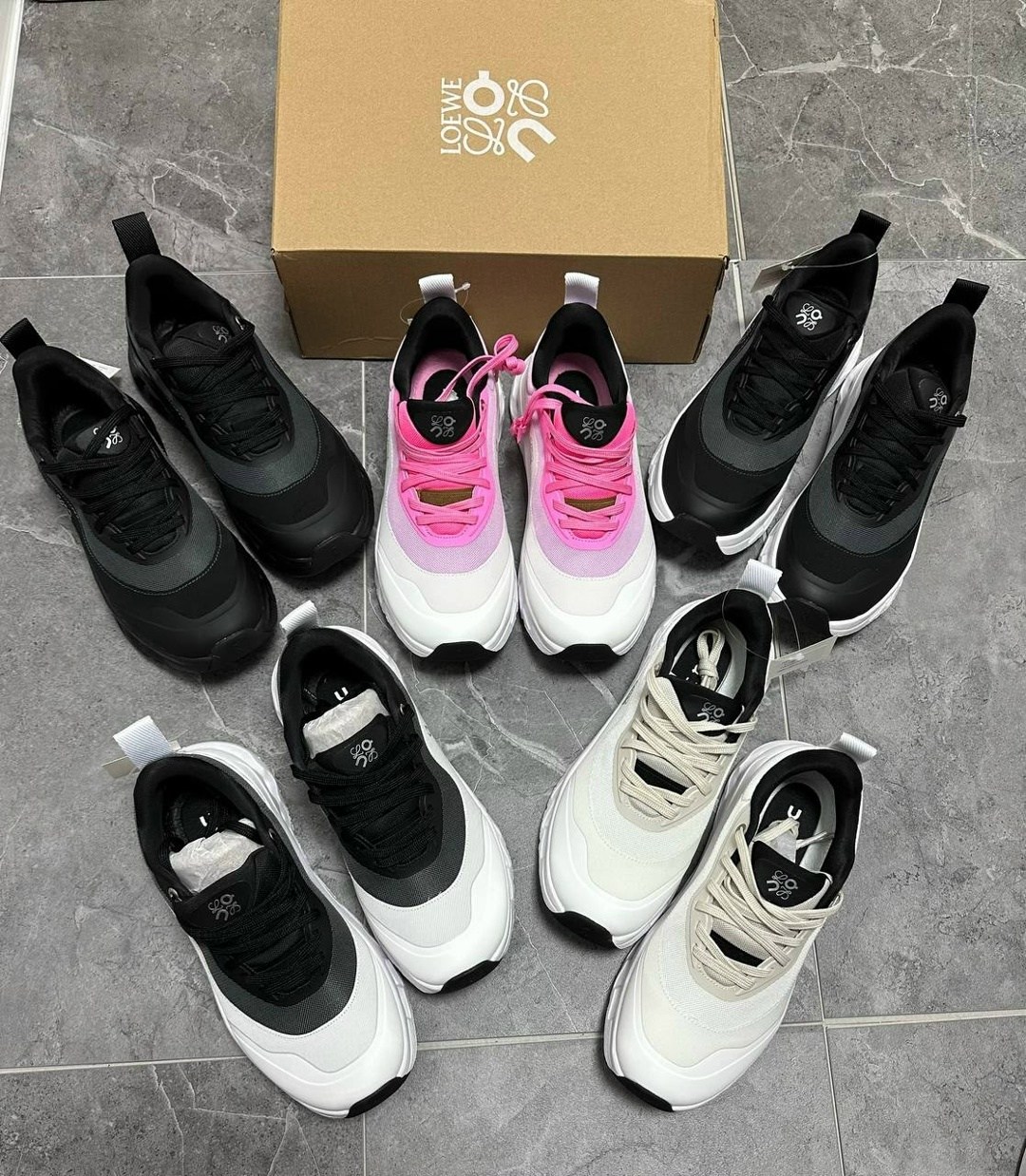 женские кроссовки,кроссовки,баленсиага фуксия кроссовки,loewe кроссовки,розовые кроссовки