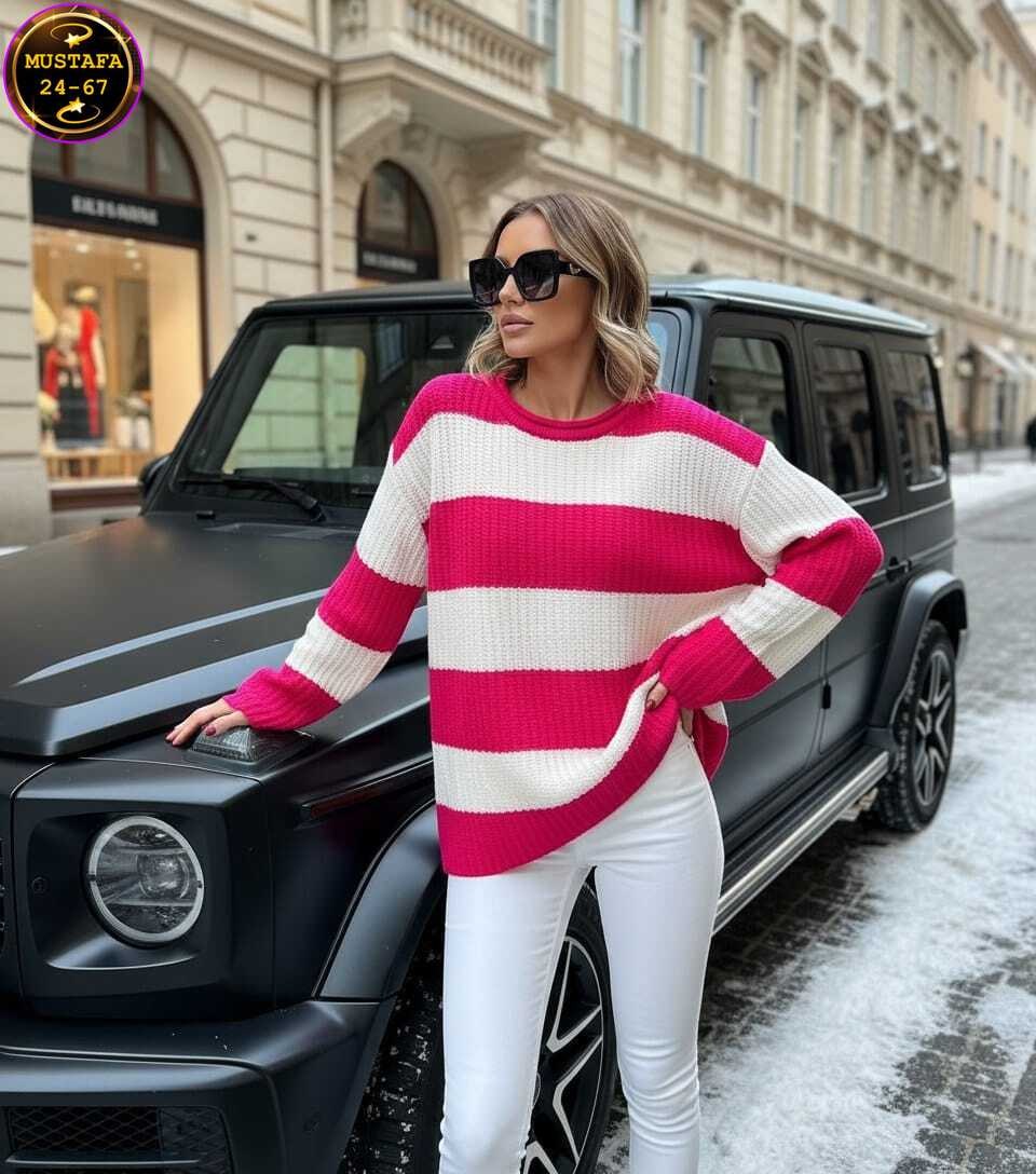 свитер оверсайз в полоску вязаный удлиненный saxar showroom,свитер оверсайз вязаный удлиненный теплый moda+,свитер оверсайз удлиненный вязаный,свитер оверсайз модный вязаный в полоску joe,свитера женс