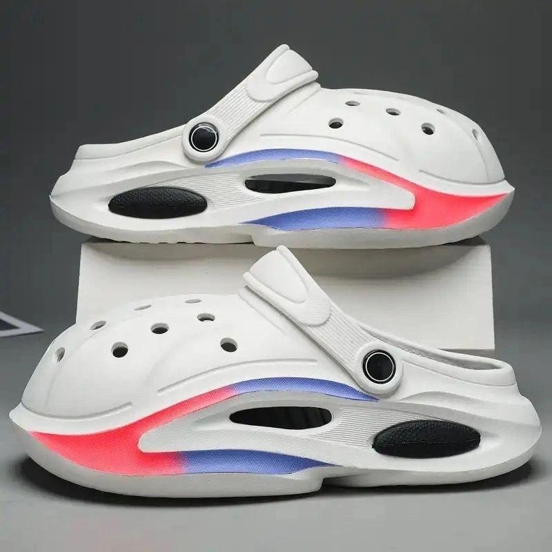 пляжная,,модные сандалии,летние тапочки,сандалии с дырками