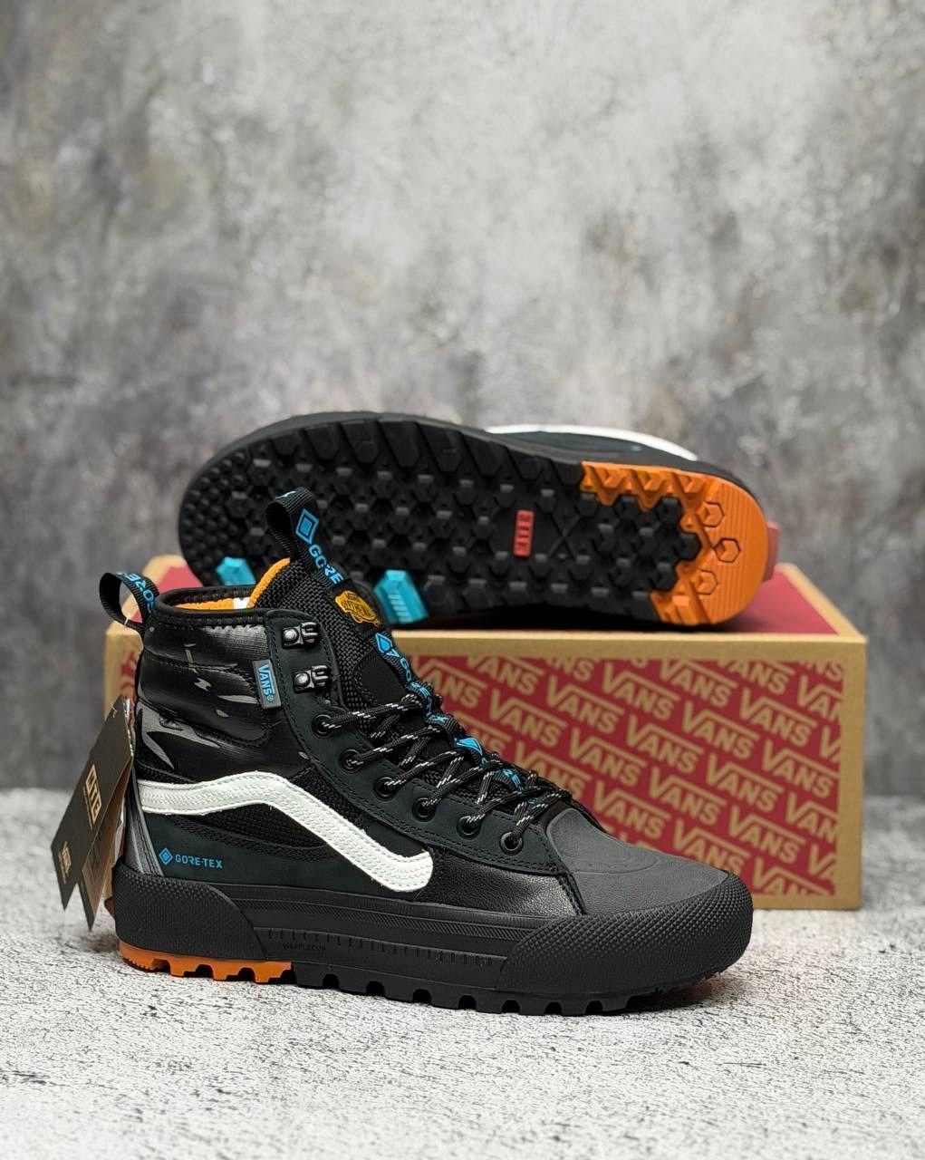 sk8 hi gore tex mte 3 vans,кроссовки sk8-hi gtx mte 3 vans черный,кроссовки,спортивная ,vans sk 8 hi gore tex mte 3