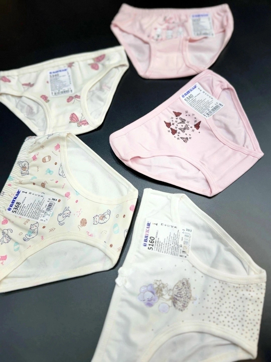 набор трусов для девочек,трусы для девочки 3шт. baykar,трусы для девочек baykar,трусы для девочек,детское нижнее белье