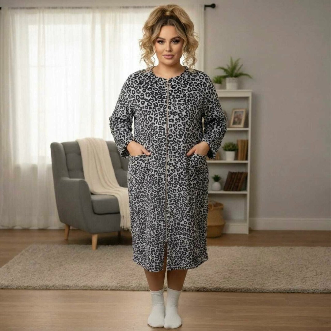 халат женский домашний на молнии велюровый большой размер вита текстиль,халат домашний на молнии большие размеры,халат женский домашний на молнии большие размеры,халат женский,халат домашний на молнии