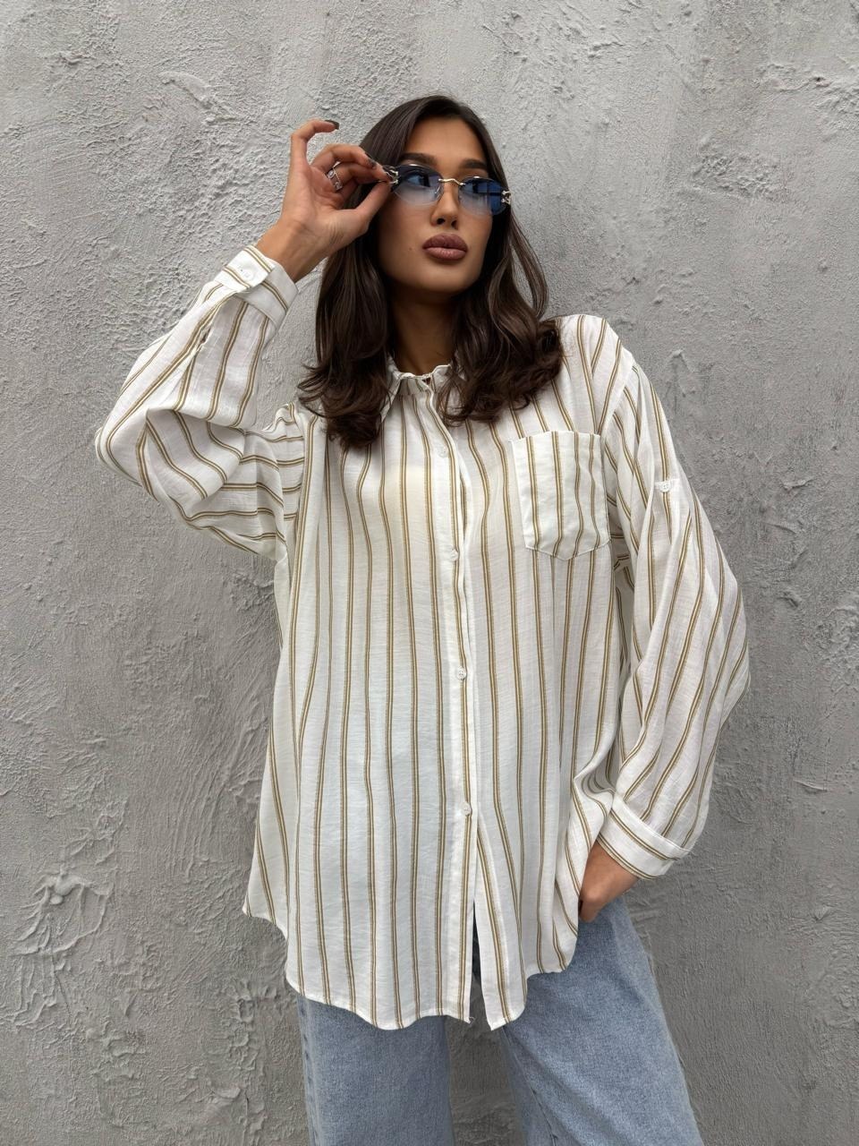 хлопковая рубашка в полоску оверсайз cosmo brand,рубашка женская,рубашка розовая,хлопковая рубашка в полоску оверсайз,рубашка в полоску