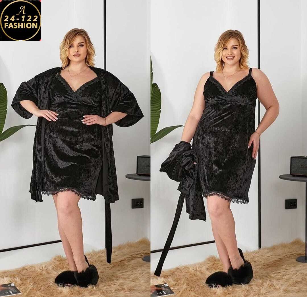 пеньюар с халатом,комплект с пеньюаром,комплект с халатом,комплект ночная сорочка и халат,комплект халат и сорочка