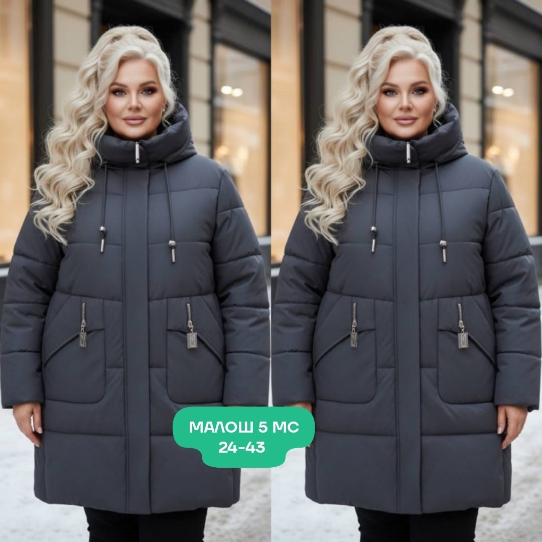 куртка женская зимняя больших размеров с капюшоном lalook,куртка зимняя,куртка женская зимняя,женская куртка,зимние куртки и пуховики черный