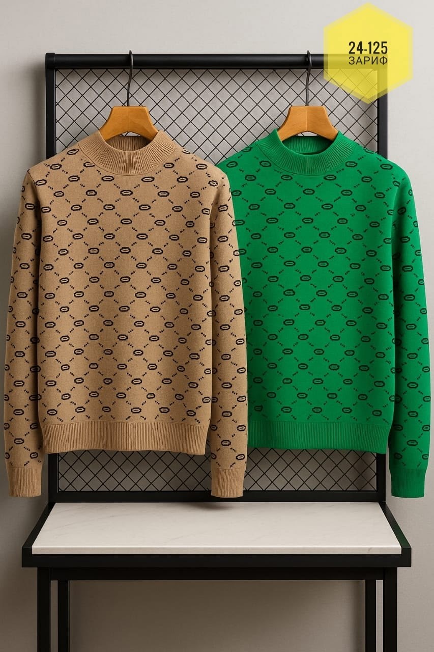 мужской свитер gucci с принтом gucci,свитшот женский повседневный gucci gg knit,свитер gucci,джемпер гуччи,свитер gucci вязаный парный с круглым вырезом