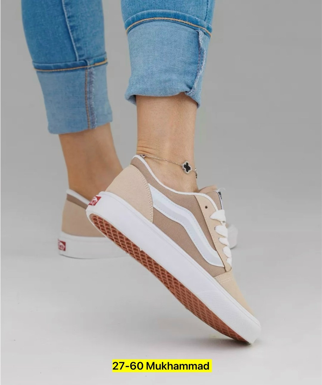 ,кроссовки vans old skool,кроссовки vans,кроссовки vans knu skool beige white tan,кеды vans