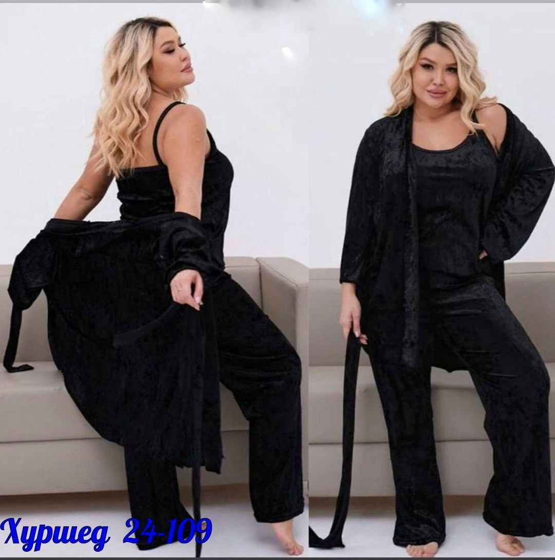 пижама женская велюр,женская пижама комплект,комплект пижама,пижама комплект домашний,костюм пижама тройка