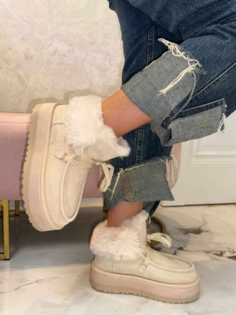 женская зимняя ,ботинки женские зима,женские угги,,угги короткие зимние на платформе amalino