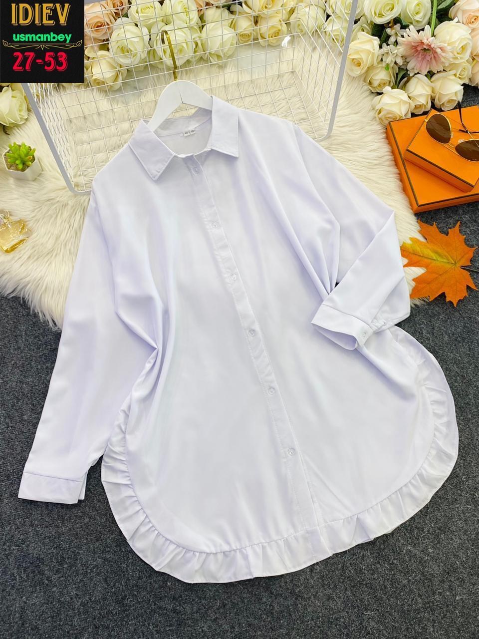 блузка с оборками,повседневная рубашка,рубашка длинная,рубашка туника,женская рубашка