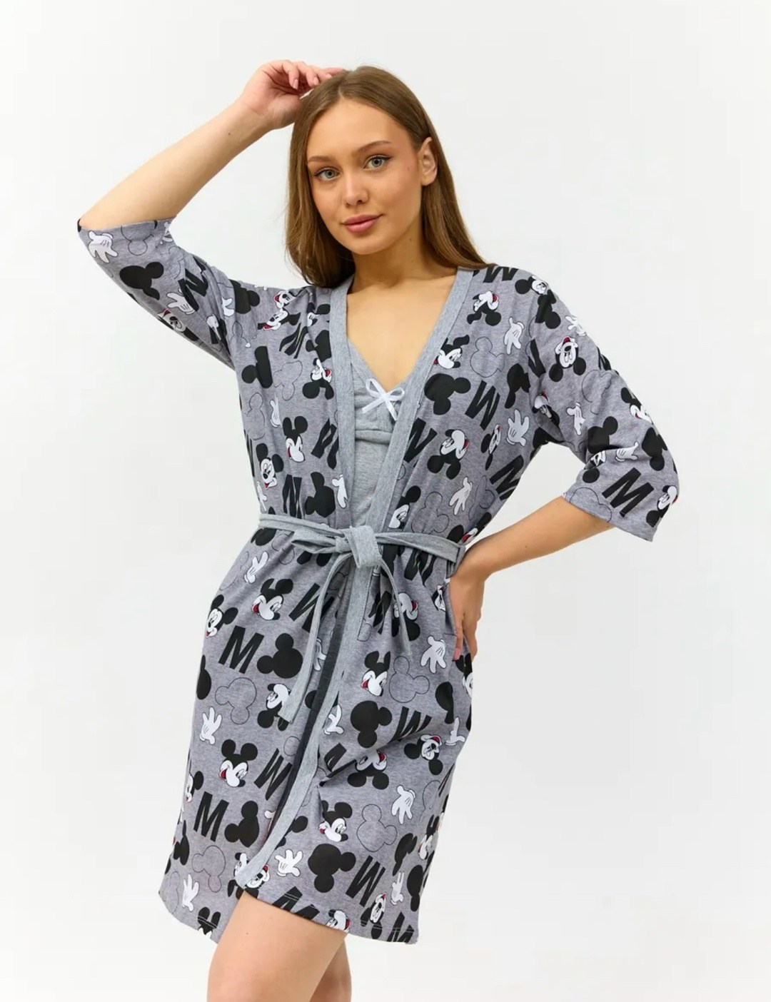 комплект сорочка халат,халат и сорочка для беременных,комплект халат,халат с сорочкой комплект домашний,комплект (халат+сорочка) margo