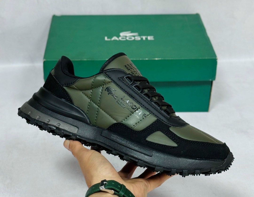 кроссовки мужские lacoste,кроссовки lacoste,элитные активные мужские кроссовки lacoste хаки,кроссовки lacoste elite active,кроссовки спортивные lacoste elita active