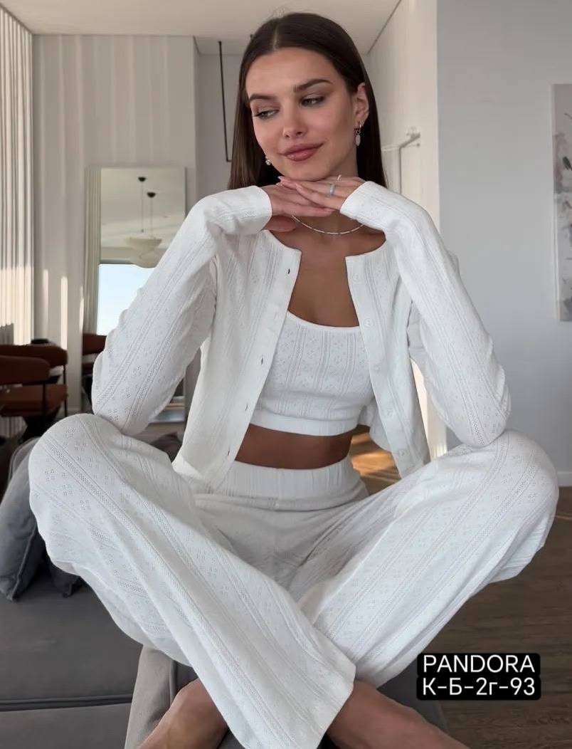 домашняя пижама со штанами из хлопка rooboo,хлопковая пижама со штанами yutime 393686100,пижама со штанами и кофтой домашний костюм хлопковый sunny&cozy,пижама женская,женский костюм