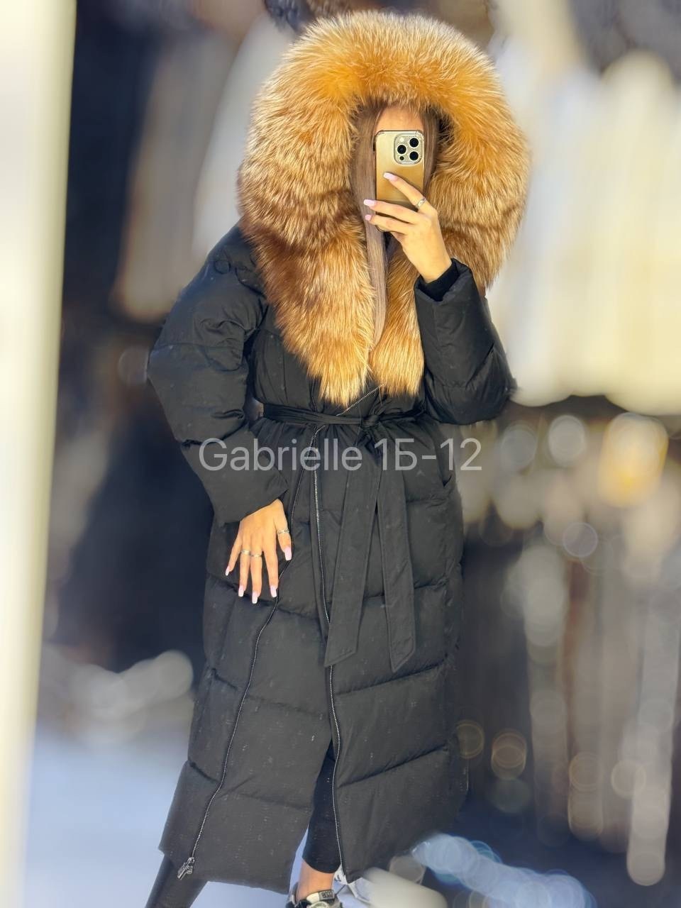 пуховик с натуральным мехом,пуховик женский,пуховик с натуральным мехом чернобурки и капюшоном romana furs,пуховик с мехом,женский пуховик с мехом