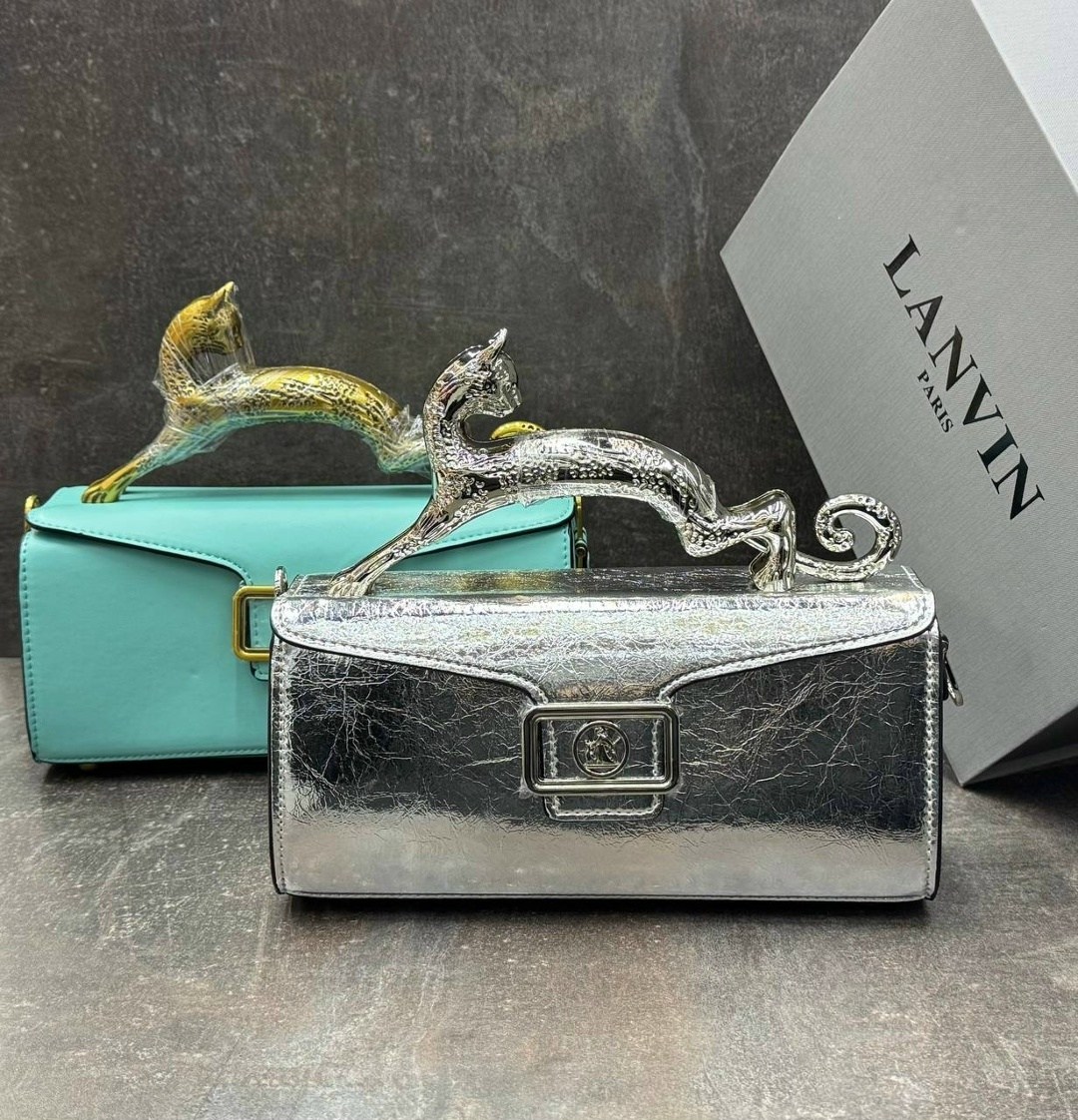 сумка lanvin,сумка женская lanvin cat bag кожа черная,сумка lanvin натуральная кожа,сумка lanvin багет с ручкой пантерой,сумка lanvin 25х12 см натуральная кожа