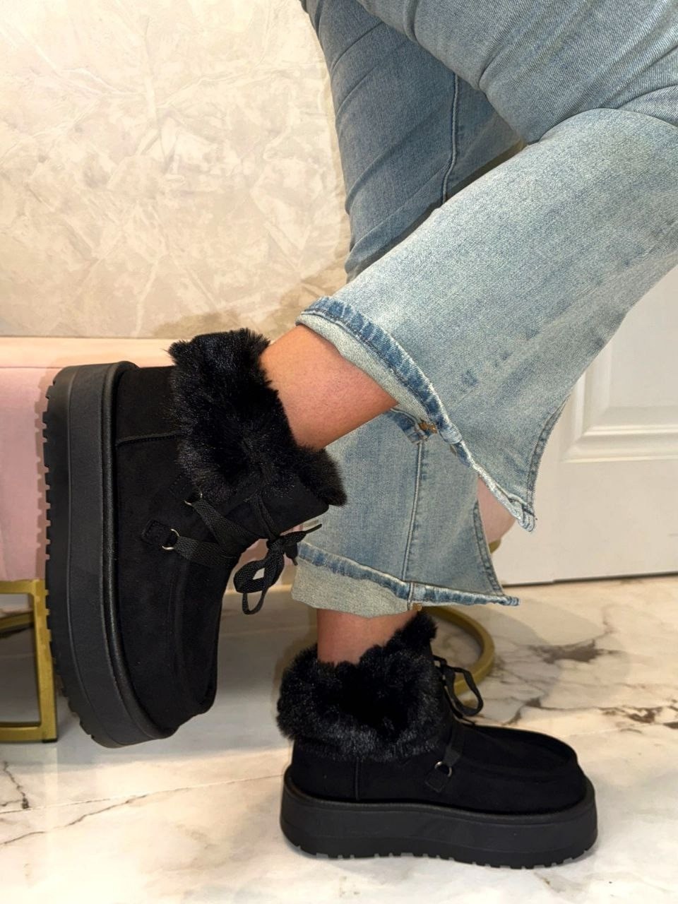женская зимняя ,ботинки женские зима,женские угги,,угги короткие зимние на платформе amalino