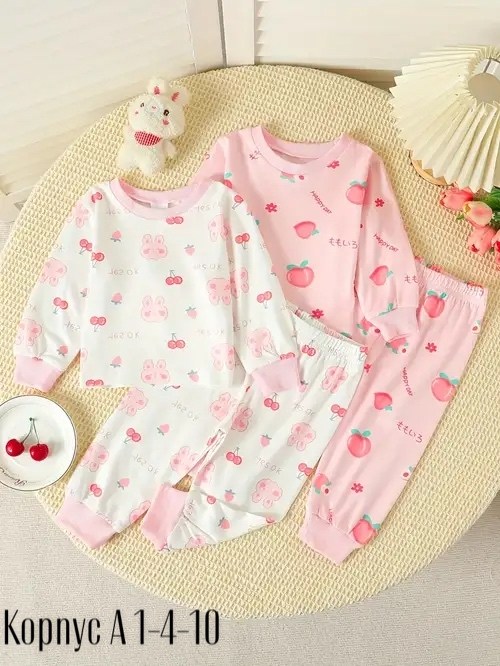 пижама для девочек,пижама детская,пижама для малыша,пижама комплект,пижама для детей