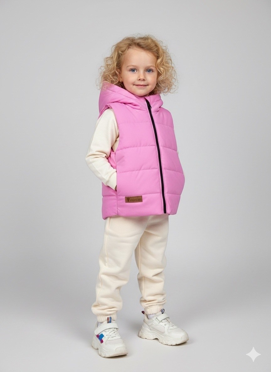 жилетка для девочки,жилетка детская,детский жилет,жилет для девочек,жилетка теплая