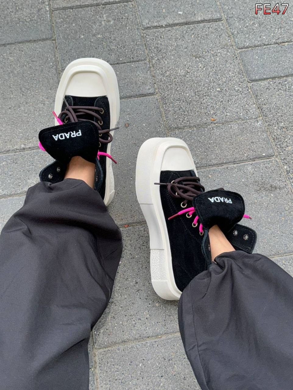 кеды prada,,кроссовки prada,модная женская ,брендовая