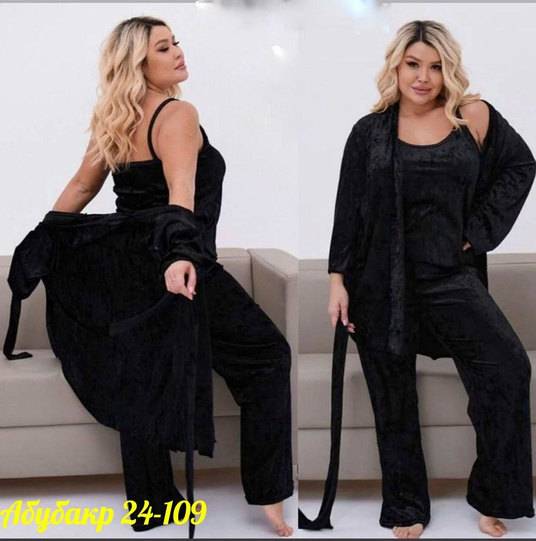 пижама тройка велюр,комплект пижама,комплект пижамный тройка велюр,велюровый комплект,пижама велюр