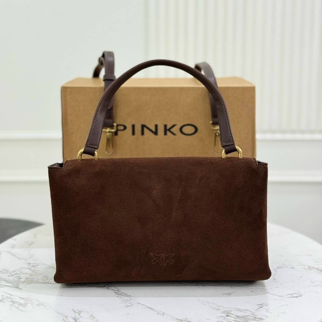 сумка pinko,сумка женская pinko,сумка pinko коричневый,сумка через плечо mini love one pinko коричневый,сумка pinko натуральная замша
