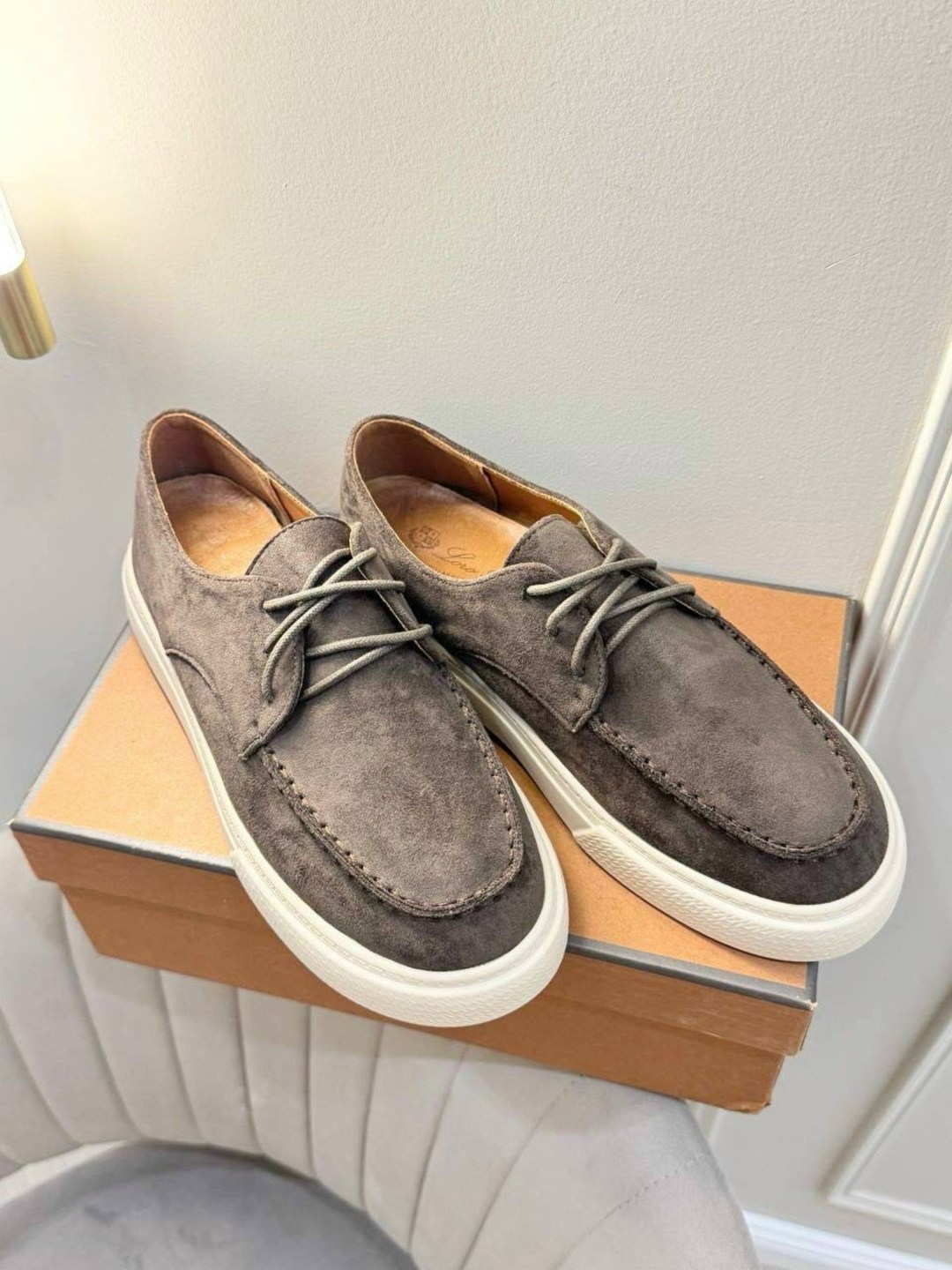 ,ботинки лоро пиано мужские,мужские повседневные туфли из натуральной, повседневные,замшевая