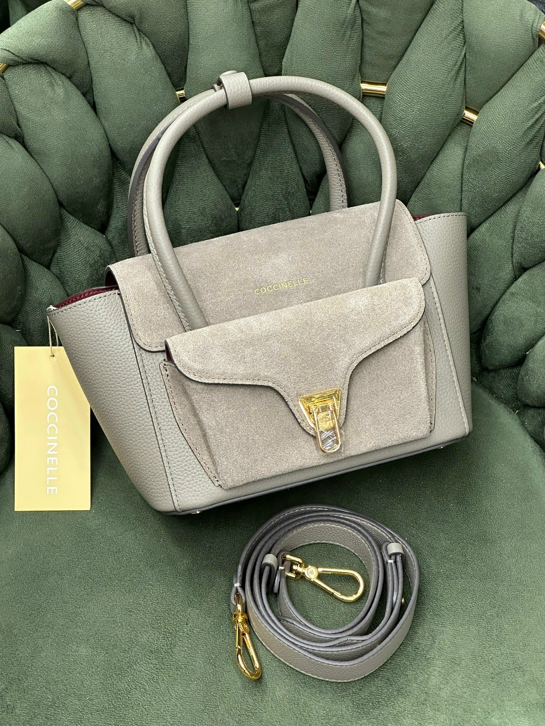 сумка coccinelle,сумка beat классическая с клапаном coccinelle,coccinelle сумка arlettis medium,coccinelle сумка liya medium цвет серый,женская сумка coccinelle