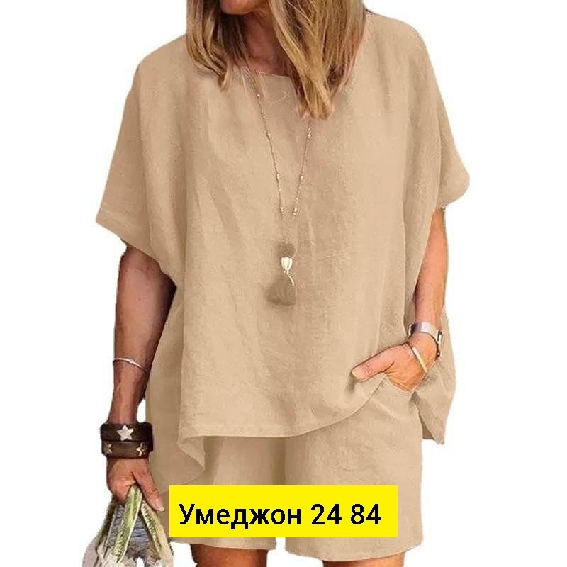 комплект одежды женские,костюм женский летний шорты,костюм женский летний,блузка модная,костюм свободного кроя