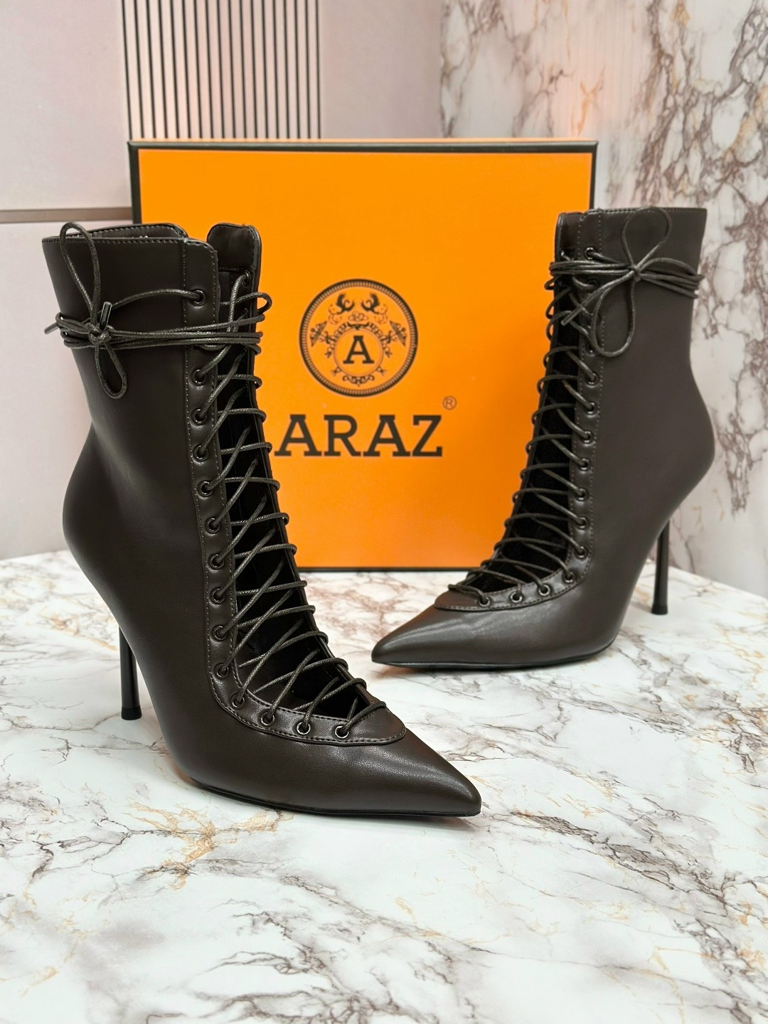 черные кожаные ботильоны jimmy choo,,ботильоны,женские ботильоны,ботильоны на шнуровке