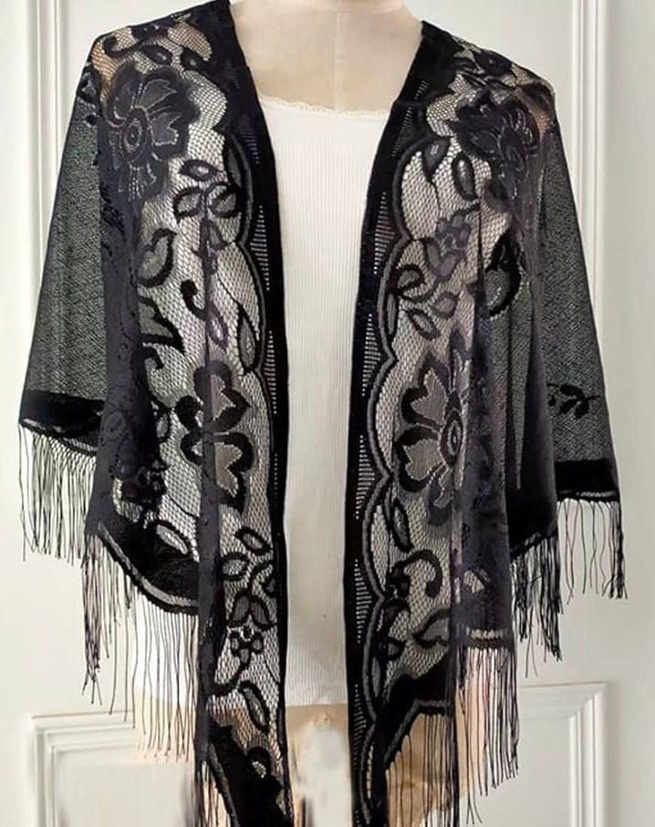 кружевная шаль,кружевная накидка,женская накидка,кружевной платок,кружевной шарф