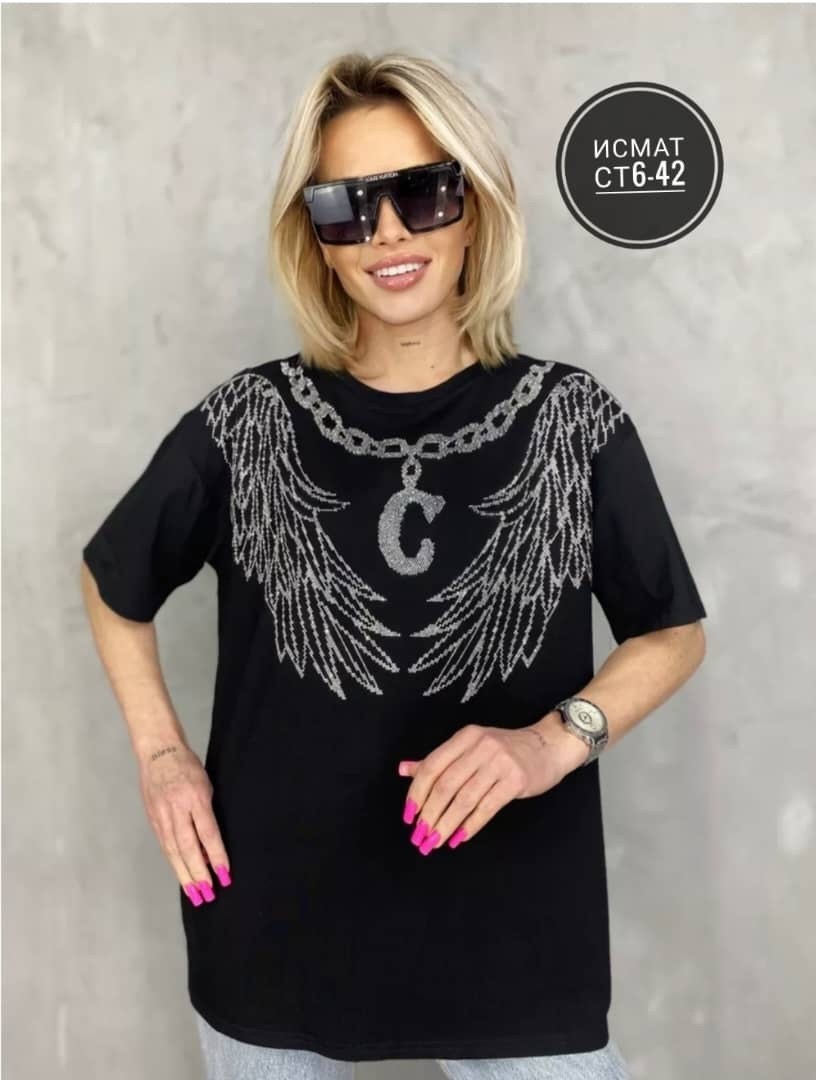 футболка базовая со стразами оверсайз abidov style,футболка оверсайз со стразам,женская футболка оверсайз со стразами,футболка базовая со стразами оверсайз,футболки женская оверсайз
