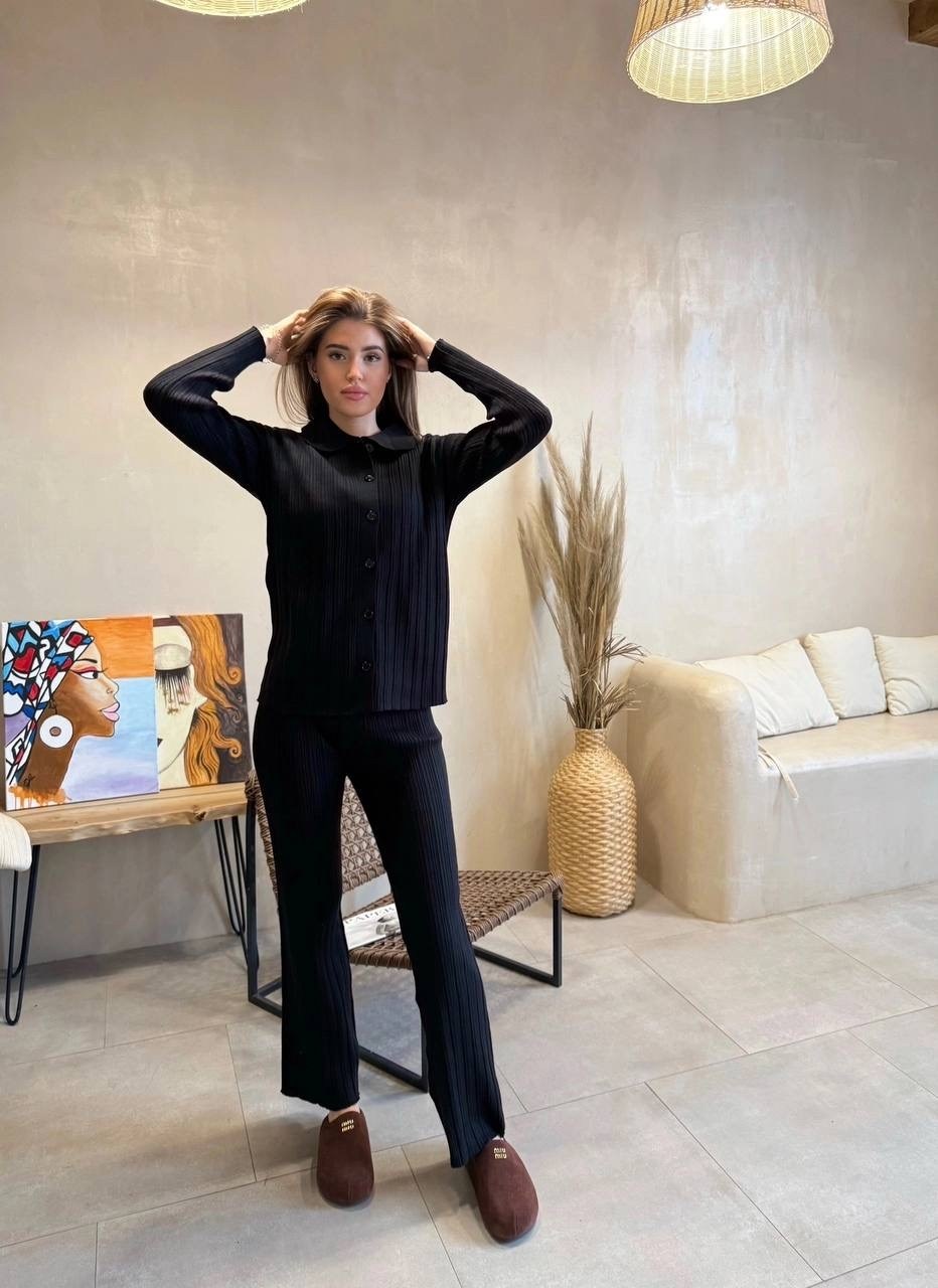 повседневный костюм,костюм женский вязаный брючный,трикотажный брючный костюм,повседневный осенний вязаный брючный костюм,брючный костюм вязаный