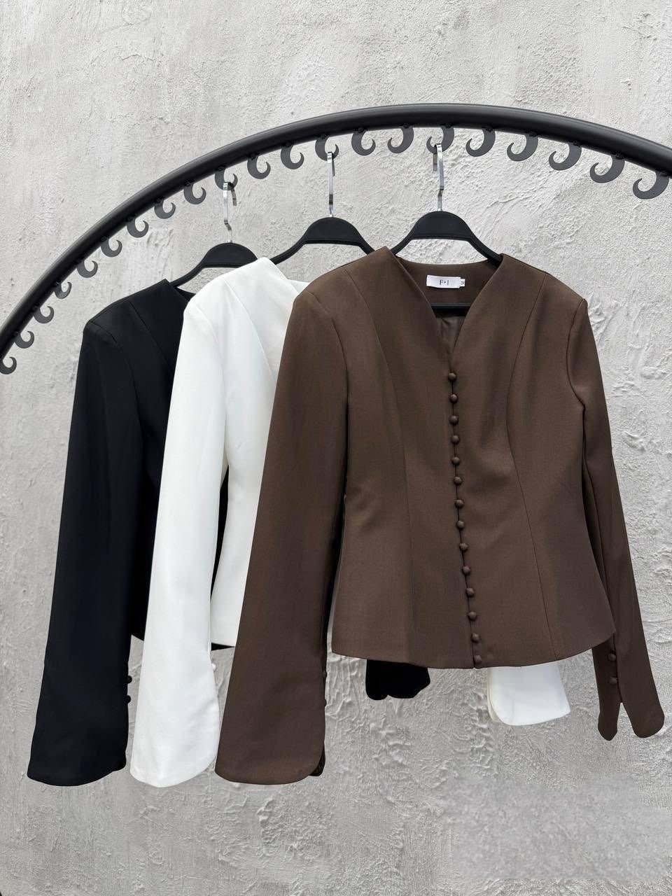 блузка женская,блузка,блузка однотонная,пиджак белый приталенный удлиненный leroy style,рубашка женская