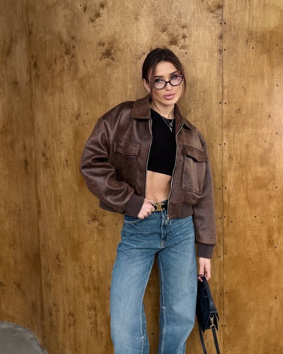 женская кожаная куртка,кожаная куртка бомбер женская,кожаная куртка,куртка женская,стильная куртка