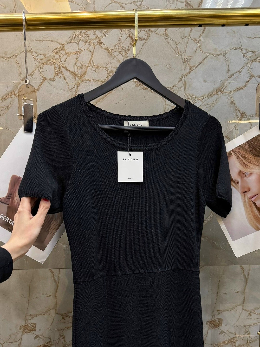 платье,платье женские,платье с круглым вырезом,вязаное платье,платье черное