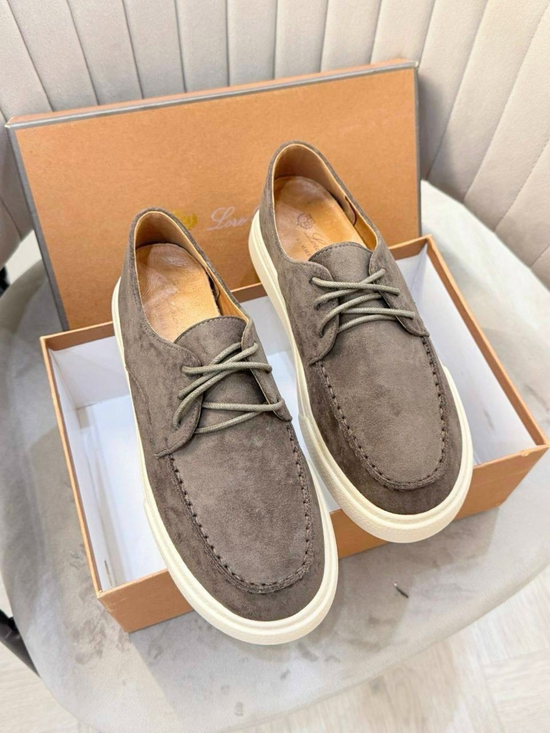 ,ботинки лоро пиано мужские,мужские повседневные туфли из натуральной, повседневные,замшевая