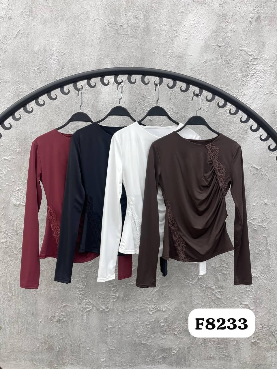 лонгслив женский,женская кофта,лонгслив базовый,лонгслив облегающий с драпировкой lucasta style,кофта трикотажная