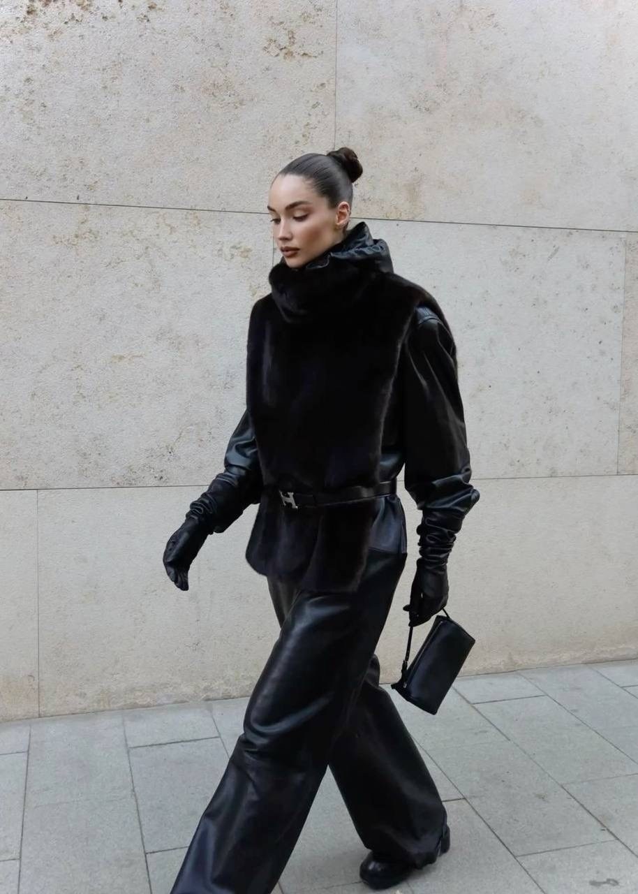 меховая жилет,норковая манишка,меховая манишка,манишка из меха норки,норковая жилетка