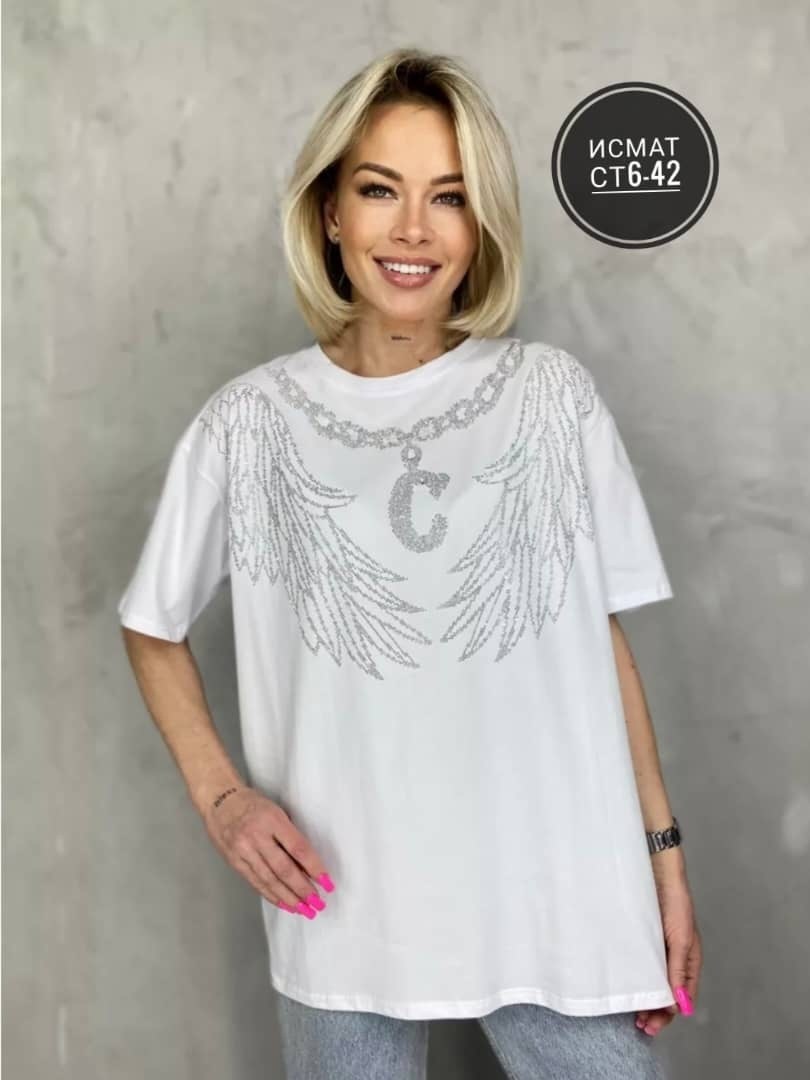 футболка базовая со стразами оверсайз abidov style,футболка оверсайз со стразам,женская футболка оверсайз со стразами,футболка базовая со стразами оверсайз,футболки женская оверсайз