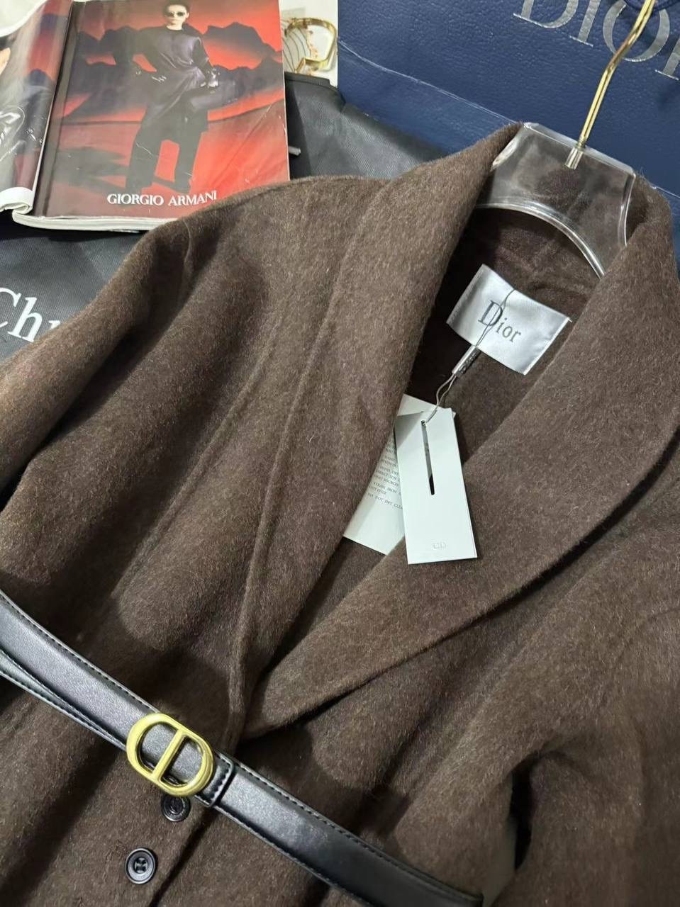 женское длинное шерстяное пальто с поясом из натурального меха лисы,пальто с мехом,пальто зимнее женское,пальто с меховым воротником,пальто с меховым воротником leo lazzi