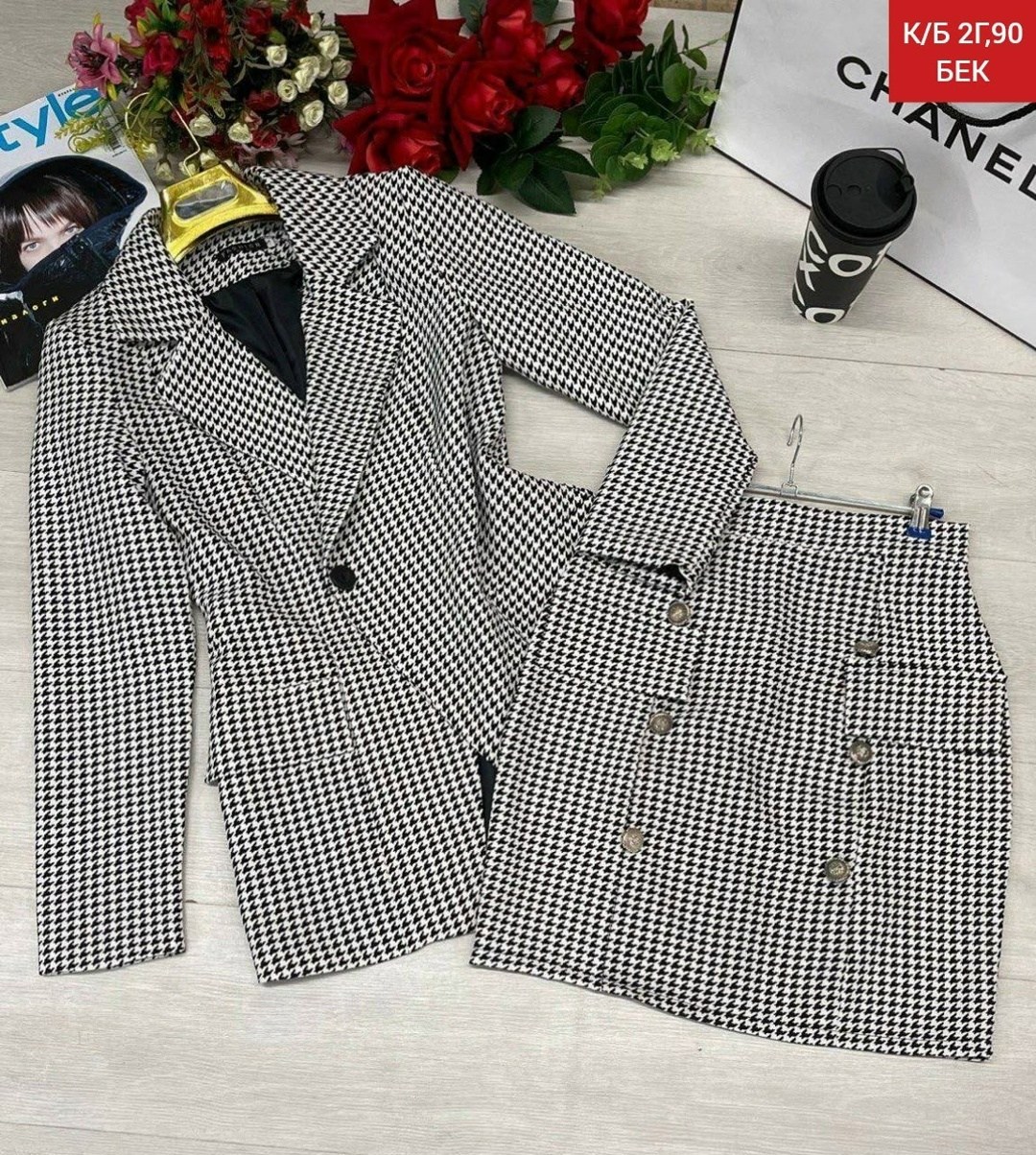 костюм юбка и пиджак гусиная лапка,женские костюмы с юбкой,костюм с юбкой,пиджак с юбкой,костюм пиджак и юбка