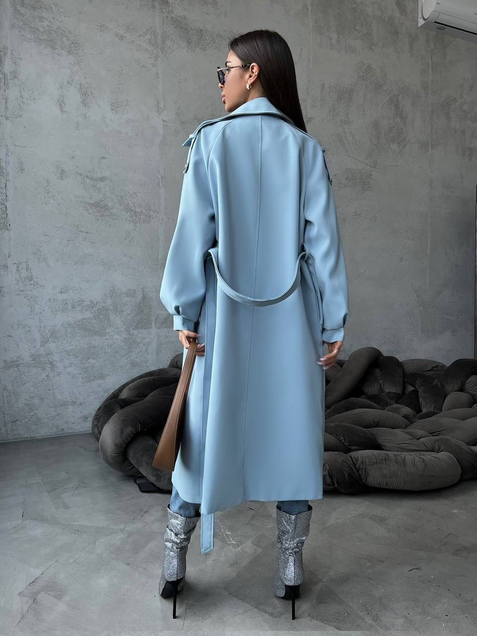тренч плащ,плащ тренч женский,тренч женский,плащ женский,голубой тренч