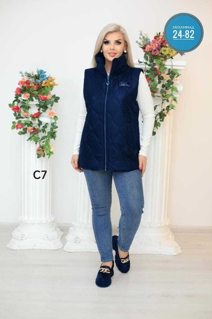 женская жилетка,женский жилет,жилетка на синтепоне,демисезонная жилетка,женская жилетка больших размеров